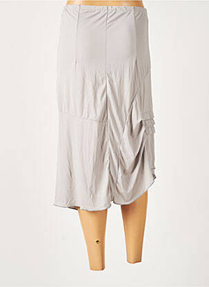 Jupe mi-longue coupe évasée gris ARELINE femme