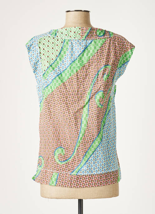 Blouse vert ARELINE pour femme