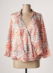 Blouse orange ARELINE pour femme seconde vue