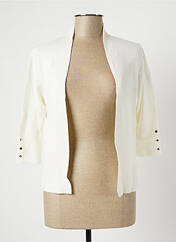 Gilet manches longues blanc CONCEPT K pour femme seconde vue