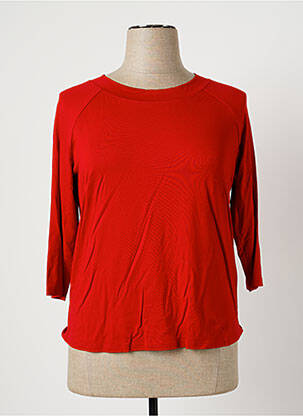 T-shirt rouge FRANK WALDER pour femme