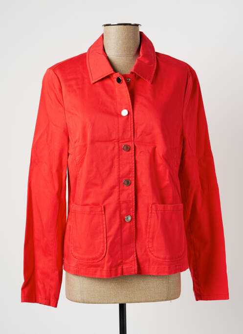 Veste casual rouge FRANK WALDER pour femme