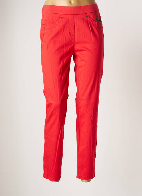 Pantalon slim rouge FRANK WALDER pour femme