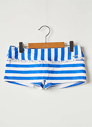 Bas de maillot de bain imprimé rayures bleu BANANA MOON fille