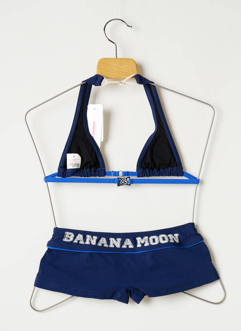Maillot de bain 2 pièces bleu BANANA MOON pour fille