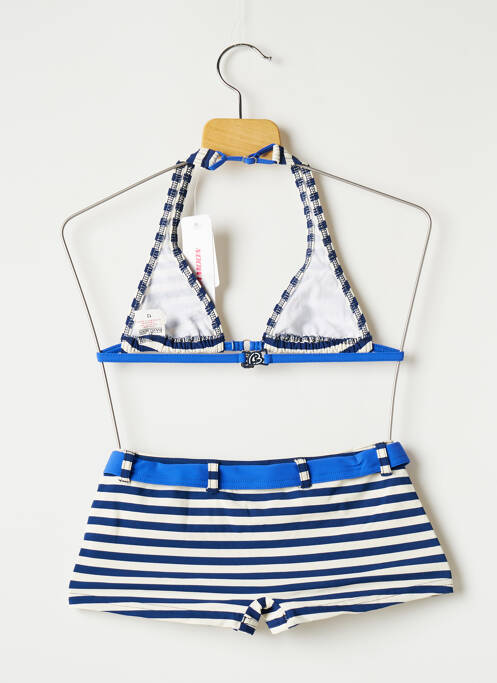 Maillot de bain 2 pièces bleu BANANA MOON pour fille