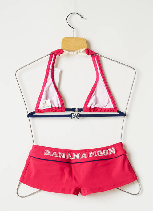 Maillot de bain 2 pièces rose BANANA MOON pour fille