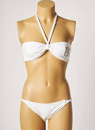 Maillot de bain 2 pièces haut bandeau haut bandeau blanc ZADIG & VOLTAIRE femme
