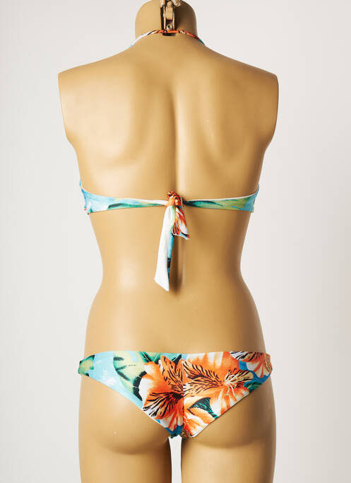 Maillot de bain 2 pièces bleu SUNDEK pour femme