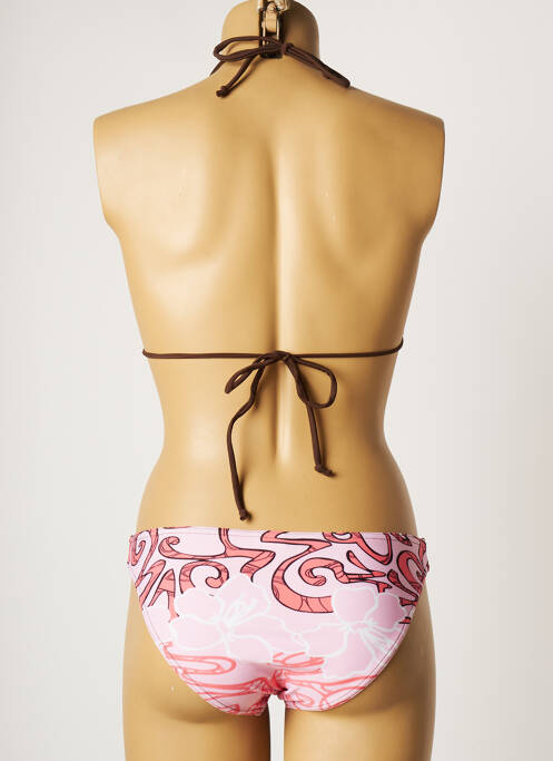 Maillot de bain 2 pièces rose CULTURE BEACH pour femme