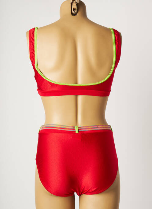 Maillot de bain 2 pièces rouge CHIPIE pour femme