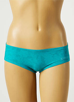 Bas de maillot de bain réversible culotte bleu CULTURE BEACH femme