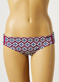 Bas de maillot de bain imprimé fantaisie culotte violet BANANA MOON femme