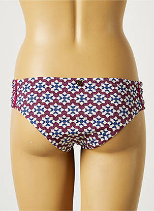 Bas de maillot de bain imprimé fantaisie culotte violet BANANA MOON femme