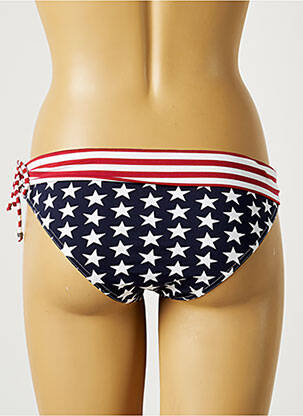 Bas de maillot de bain imprimé fantaisie culotte bleu BANANA MOON femme