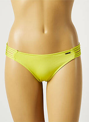 Bas de maillot de bain stretch culotte jaune BANANA MOON femme