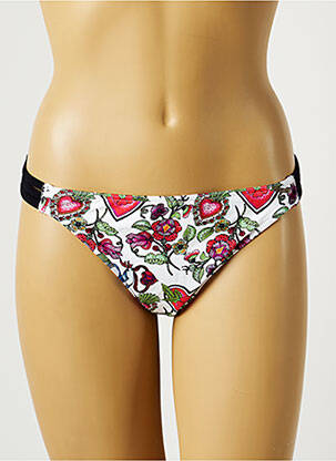 Bas de maillot de bain imprimé fleurs culotte rose BANANA MOON femme