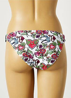 Bas de maillot de bain imprimé fleurs culotte rose BANANA MOON femme