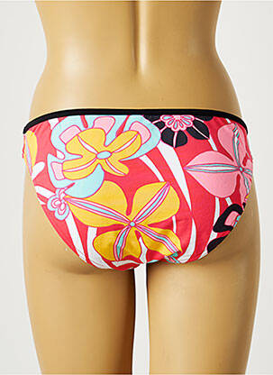 Bas de maillot de bain imprimé fleurs culotte rose BANANA MOON femme
