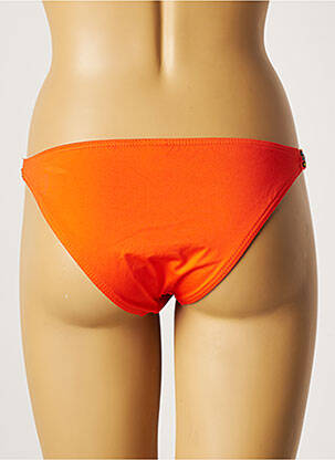 Bas de maillot de bain tissage satiné culotte orange BANANA MOON femme