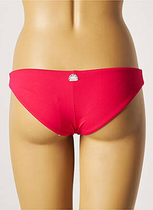 Bas de maillot de bain tissage satiné culotte rose SUNDEK femme