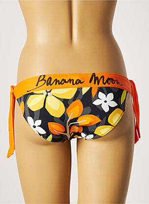 Bas de maillot de bain imprimé fantaisie bikini orange BANANA MOON femme