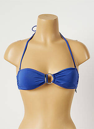 Haut de maillot de bain haut bandeau haut bandeau bleu MORGAN femme