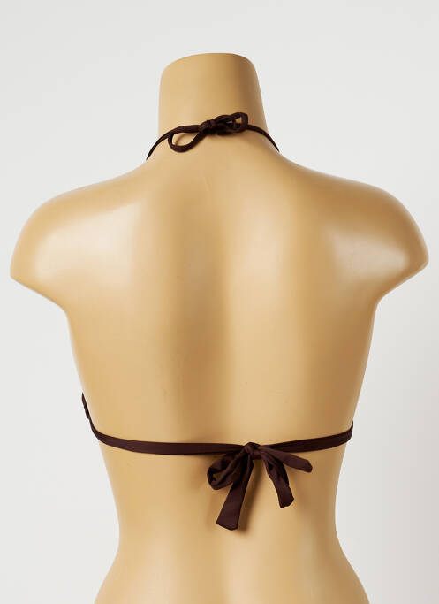 Haut de maillot de bain marron BANANA MOON pour femme