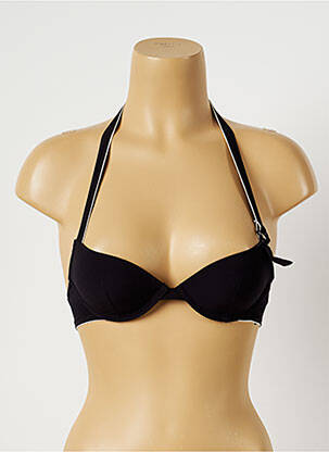 Haut de maillot de bain bretelles élastiquées ajustables noir PRINCESSE TAM-TAM femme