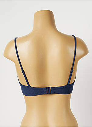 Haut de maillot de bain bretelles élastiquées ajustables bleu PRINCESSE TAM-TAM femme