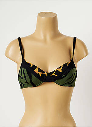 Haut de maillot de bain bretelles élastiquées ajustables vert TRIUMPH femme