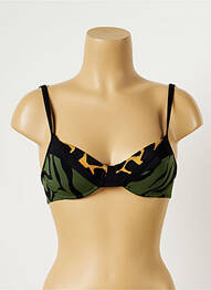 Haut de maillot de bain bretelles élastiquées ajustables vert TRIUMPH femme