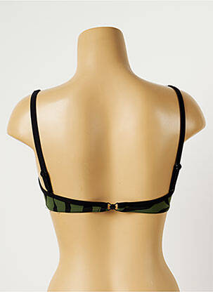 Haut de maillot de bain bretelles élastiquées ajustables vert TRIUMPH femme