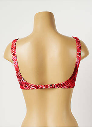 Haut de maillot de bain bretelles élastiquées rouge TRIUMPH femme
