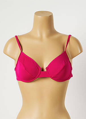 Haut de maillot de bain bretelles élastiquées ajustables rose TRIUMPH femme