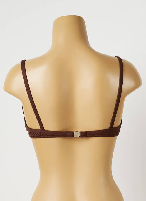 Haut de maillot de bain marron MORGAN pour femme