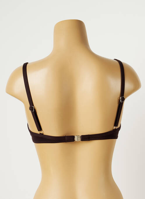 Haut de maillot de bain marron MORGAN pour femme