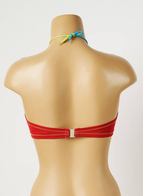 Haut de maillot de bain rouge DIVINE pour femme