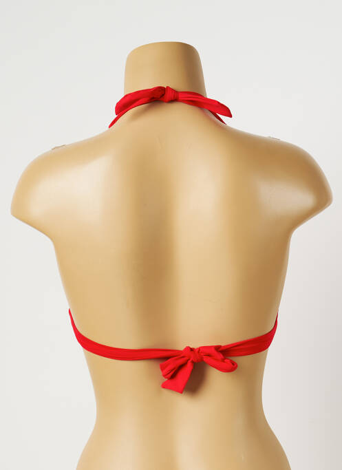 Haut de maillot de bain rouge MORGAN pour femme