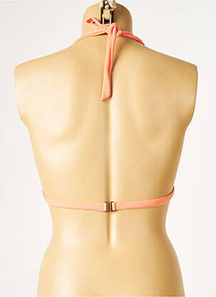 Haut de maillot de bain stretch haut triangles orange PRINTEMPS femme