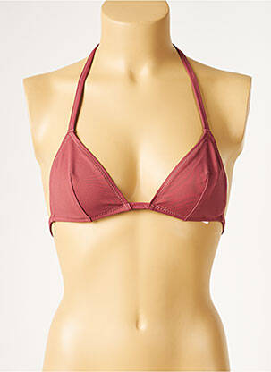 Haut de maillot de bain fermeture liens à nouer haut triangles violet DIVINE femme