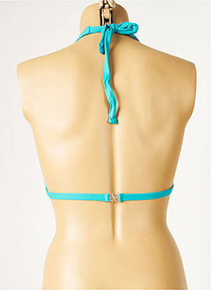 Haut de maillot de bain stretch haut triangles bleu PRINTEMPS femme