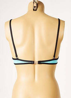 Haut de maillot de bain stretch haut triangles bleu LIVIA femme