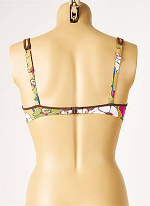 Haut de maillot de bain stretch marron HUIT femme