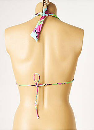 Haut de maillot de bain stretch haut triangles rose HUIT femme