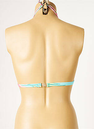Haut de maillot de bain stretch haut triangles bleu LIVIA femme