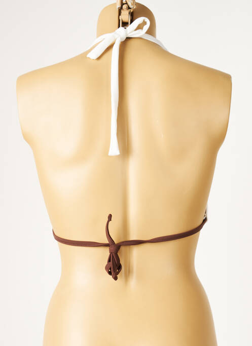 Haut de maillot de bain blanc CULTURE BEACH pour femme