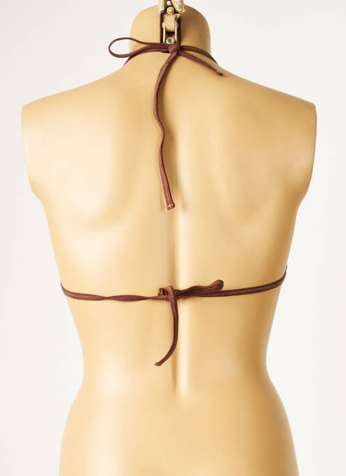 Haut de maillot de bain marron CULTURE BEACH pour femme