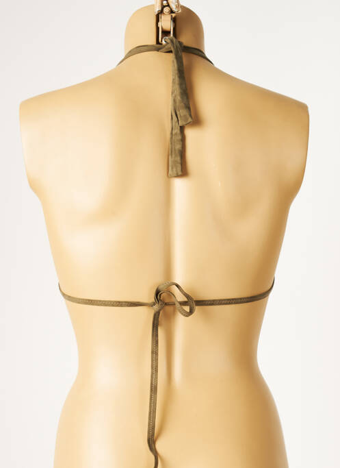 Haut de maillot de bain vert CULTURE BEACH pour femme