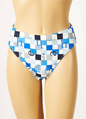 Bas de maillot de bain imprimé fantaisie culotte bleu CHIPIE femme